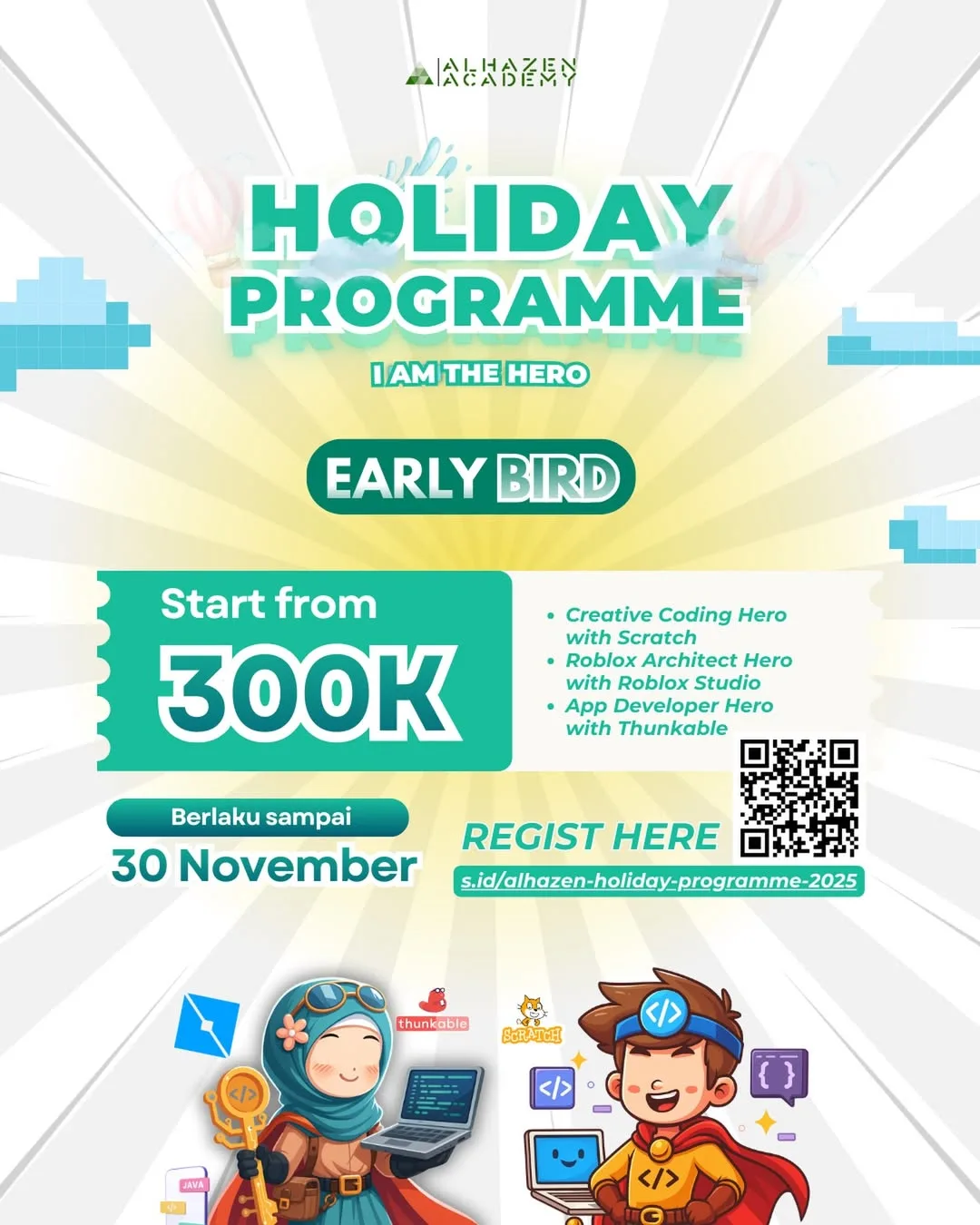 Event tentang Holiday Coding Program Bersama Alhazen Academy !